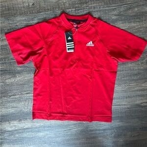 Adidas Baseball Cage Kids Red Shirt Jacket Top NWT’s